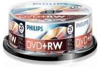 Philips DVD+RW rewritable 25 in cakebox