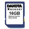 DSP Memory 16 GB Memory Card voor Nikon D3100
