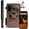 iZEEKER Wildcamera 4G LTE, Wildcamera 2K 14MP met 940 nm Onzichtbare LED's, Real-time Waarschuwing, Groothoek 120°, Trigger Tijd 0,1 s, Waterdicht IP66 met SIM-kaart en 32 GB SD-kaart