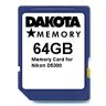 DSP Memory 64 GB Memory Card voor Nikon D5300