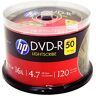 HP Disc, DVD-R, 4,7 GB, 16 X, LightScribe, 50/PK Cake Box 50/PK