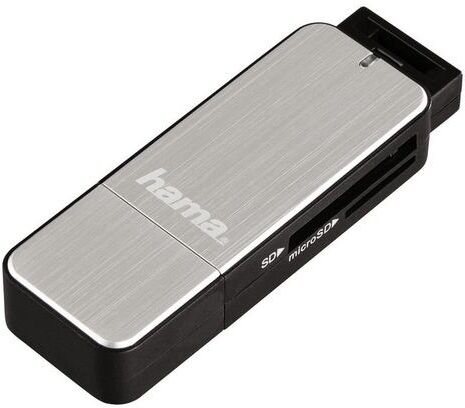 Hama CARDREADER USB 3.0 SD/MSD ZILVER  - 9.99