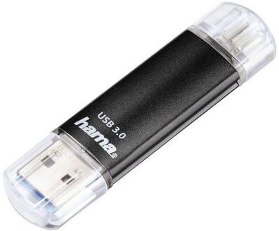 Hama FlashPen "Laeta Twin", USB 3.0, 128 GB, 45 MB/s, noir  - 43.99