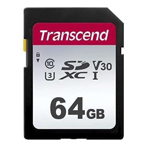 Transcend »SDXC/SDHC 300S« geheugenkaart  - 13.99 - zwart - Size: 64