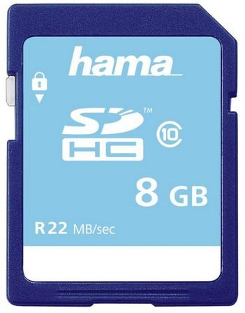 Hama Geheugenkaart SDHC 8 GB Class 10 »geschikt voor Full HD-video's«  - 8.99