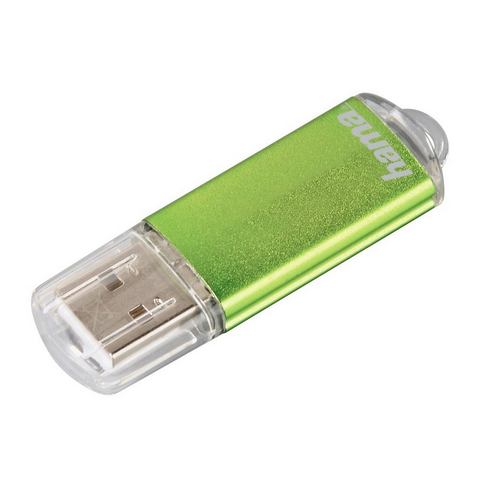 Hama USB-stick 64 GB, USB 2.0, 10 MB/s, geheugenstick groen »FlashPen met dop«  - 16.99