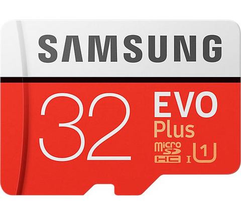 Samsung geheugenkaart »EVO Plus 2017 microSD«  - 7.90 - rood - Size: 32