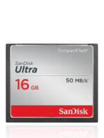 SanDisk 16GB CF - Ultra - 50mb / seconde