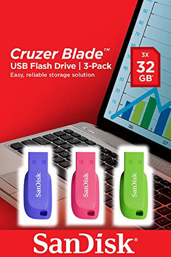 SanDisk Cruzer Blade 32GB 3-pack