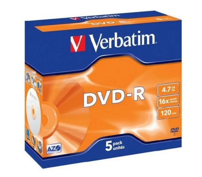 Verbatim DVD-R i etui 5-pk.