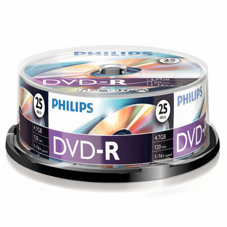 Philips 1x25 Philips Dvd-R 4,7 Gb 16x Sp