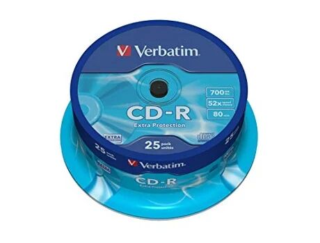 Verbatim CD-R 700MB 52X EXTRA PROTECCTION SPINDLE 25