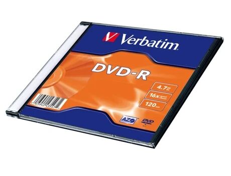 Verbatim DVD-R 16X 4.7GB UNIT.