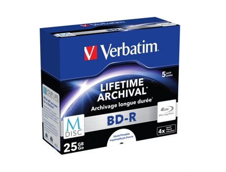 Verbatim BD-R 4X 25GB Print Pack 5