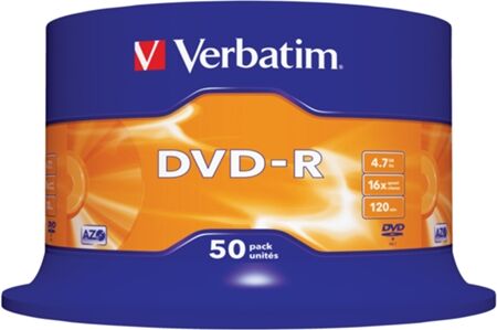 Verbatim DVD-R 16x Ad. Azo 4 7GB Ck50