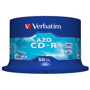 Verbatim AZO, CD-R, 52X, Crystal (50)
