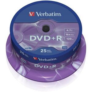 DVD+R 16x 4,7GB spindle (25) 8st