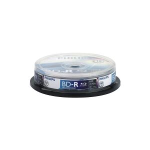 Philips Blu-Ray BD-R   6X   25GB   Spindle   10-pack