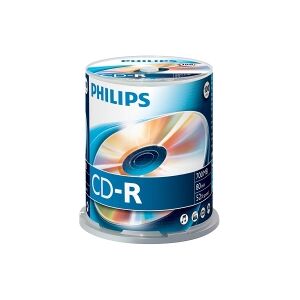 Philips CD-R   52X   700MB   Spindle   100-pack