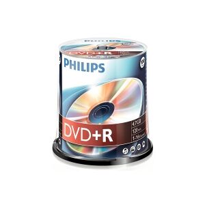 Philips DVD+R   16X   4.7GB   Spindle   100-pack