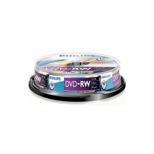 Philips DVD-RW   4X   4.7GB   Jewel Case   10-pack