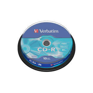 Verbatim Extra Protection CD-R   52x   700MB   Spindle   10-pack