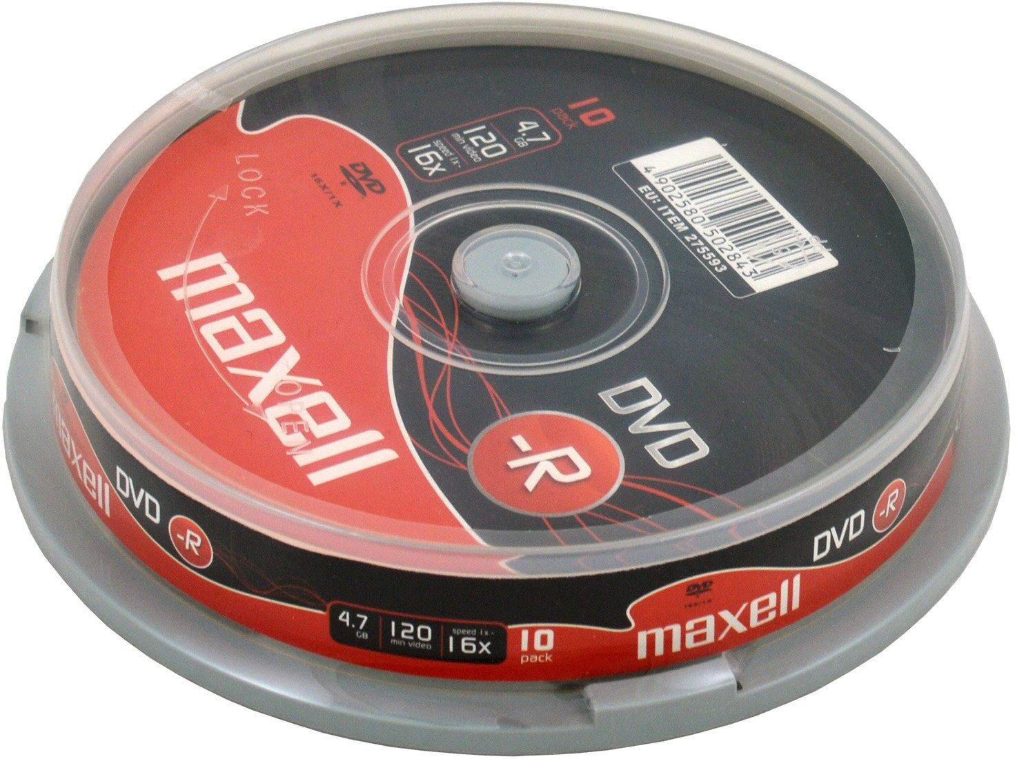 Maxell DVD-R 16x 4.7GB 10-pack