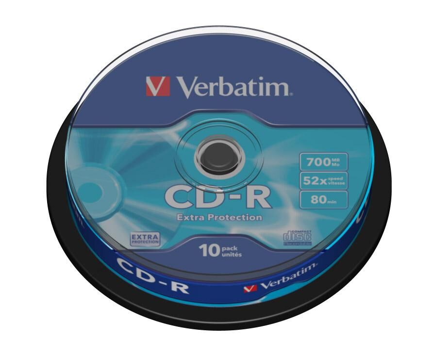 Verbatim CD-R 700MB/80min 52x spindle  (10)