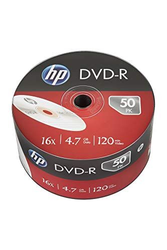 DME00070-3 HP DVD-R ämnen silver Surface, 50-pack DVD-R 4,7 GB