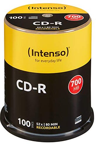 1001126 Intenso CD-R 100 Spindel 700 MB