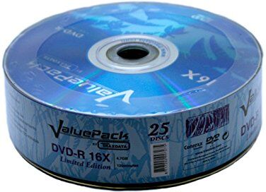 907OADQTRA002 DVD-R TRAXDATA 4,7 GB (120 min) 16x värdepaket 25-spindel