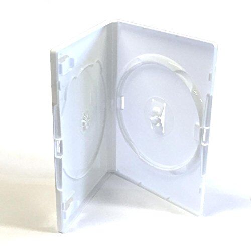 DT-AWD 25 x Amaray Double White – DVD/Blu Ray/CD/Wii fodral av Dragon Trading