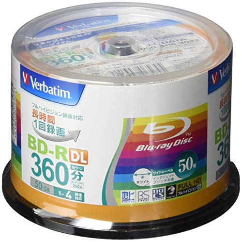 FBA_VBR260YP50V1 Verbatim Blu-ray-skiva 50 spindel 50 GB 4X BD-R DL 2011