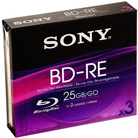 4905524833775 Sony BD-RE 25 GB en sida, ett lager