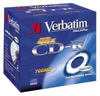 Verbatim CD-R Verbatim 52x 10p P. 80m/700MB, JC, Printable
