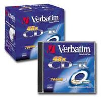 Verbatim CD-R Verbatim 52x 10p 80m/700MB, JC, Crystal