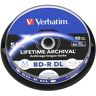 Verbatim M-DISC BD-R DL 50 GB, 6x, printable, spindle 10 ks