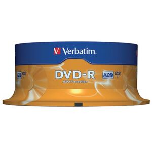 Verbatim DVD-R Colour Slim Case 4.7GB (Pack of 25) 43522