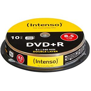 Intenso 4311142 DVD+R 8x Duel Layer 10 Pack Cakebox