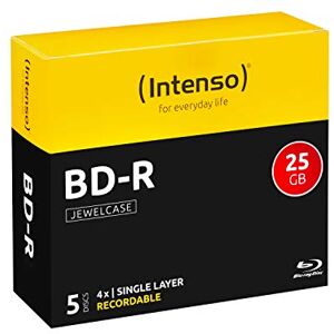 Intenso Blu-Ray 25GB - Pack of 5