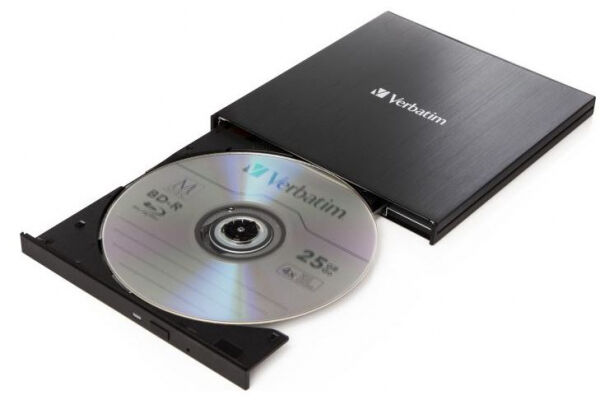 Verbatim 43889 - ext. Blu-ray Brenner Slimline - USB3.1 Typ-C