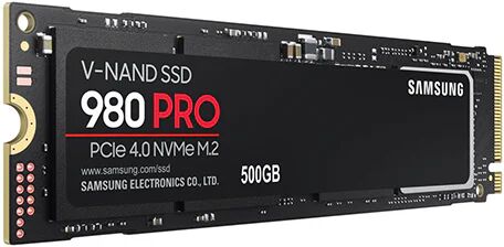 Samsung 980 Pro 500Gb Nvme Ssd 300Tbw M2 2280 Pcie Gen4