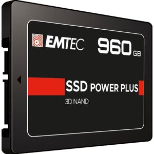 EMTEC interne SSD »X150 SSD Power Plus«, 2,5 Zoll, Anschluss SATA III-SATA II schwarz Größe 960 GB