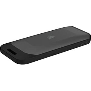 Corsair EX100U 1TB Tragbares USB Type-C-Datenspeicherlaufwerk Ultraschnellen für jeden PC/Mac/Konsole, Gen2 x2, Plug-and-Play, Lieferumfang enthalten USB Type-C- und USB Type-A-Kabeln Schwarz