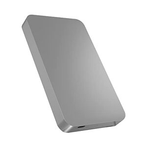 ICY BOX IB-247-C31 Externes 2,5 Zoll Gehäuse für Festplatten und SSD, USB-C 3.1 (Gen2, 10 Gbit/s), vollständig aus Aluminium, Silber
