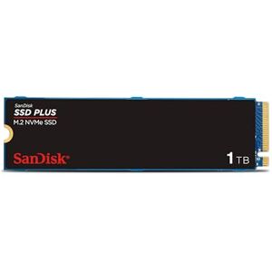 SanDisk SSD PLUS M.2 NVMe SSD 1 TB (M.2 2280, PCIe Gen 3.0, einfache Installation, Western Digital Dashboard, 3 Jahre Garantie)