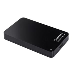 Intenso 6021480 Memory Play Portable Hard Drive 2TB, tragbare externe TV-Festplatte 2,5 Zoll, 5400 U/min, 8MB Cache, USB 3 inkl. TV-Halterung, schwarz