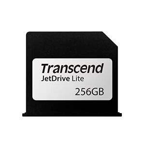 Transcend 256 GB JetDrive Lite extra Speicher-Erweiterungskarte für MacBook Air 13''; angepasst und abschließend mit dem Karten-Slot (Generation Ende 2010-2017), TS256GJDL130