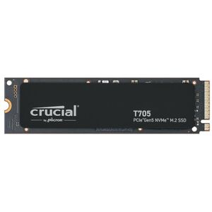 Crucial T705 1TB SSD PCIe Gen5 NVMe M.2 Interne SSD, bis zu 13.600MB/s, Microsoft DirectStorage, PCIe 4.0 abwärtskompatibel, Solid State Drive CT1000T705SSD3