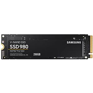 Samsung 980 NVMe M.2 SSD, 1 TB, PCIe 3.0, 3.500 MB/s Lesen, 3.000 MB/s Schreiben, Interne SSD für Gaming und Alltagsanwendungen, MZ-V8V1T0BW